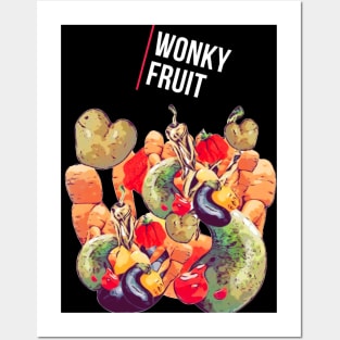 Wonky fruit Posters and Art